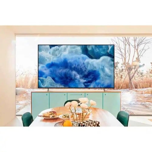 شاشة ذكية سامسونج 65 بوصة كيوليد 4 كي اطار نحيف نظ...