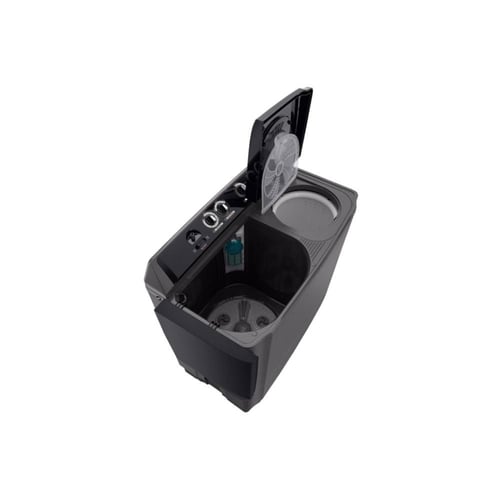 غسالة حوضين ال جي 12 كيلو اسود WTT1210OMI