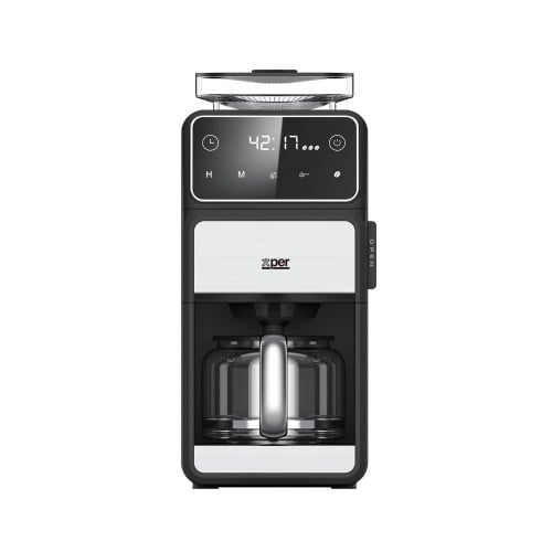 اكسبير ماكينة قهوة مع مطحنة شاشة لمس 1050 واط 1.5...