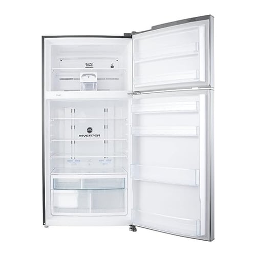 ثلاجة بابين هيتاشي 24-7 قدم لون فضي بلاتيني موديل...