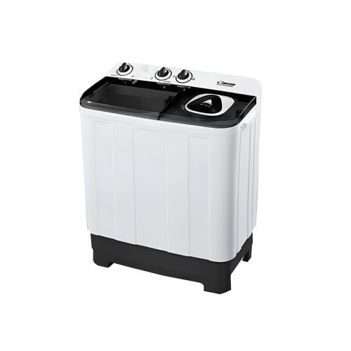 جستنغ هاوس غسالة حوضين 7 كيلو تحميل علوي - أبيض وأ...