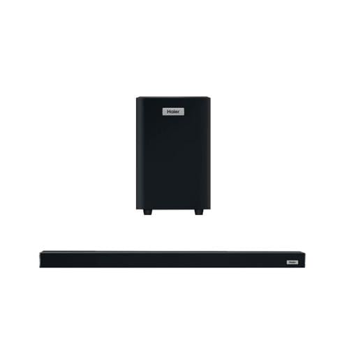 ساوند بار مع مضخم هاير 60 واط- 74DB+3DB لون اسود م...