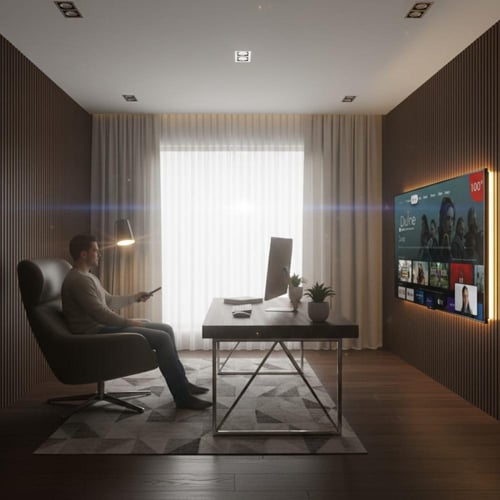 نيكاي شاشة ذكية 100 بوصة - بدقة 4K UHD - نظام تشغي...