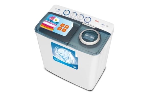 هام غسالة حوضين تحميل علوي - 7 كغ - أبيض - HWM7000...