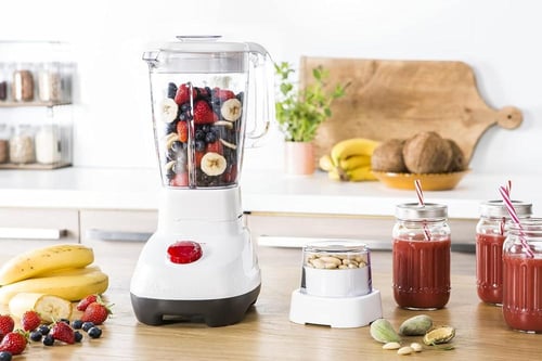 خلاط مولينكس سوبر بلندر 2 لتر 700 واط - أبيض - LM2...