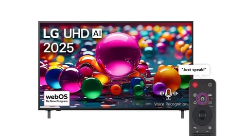 شاشة ذكية ال جي مقاس 55 بوصة بدقة 4K، مع ريموت ، ي...