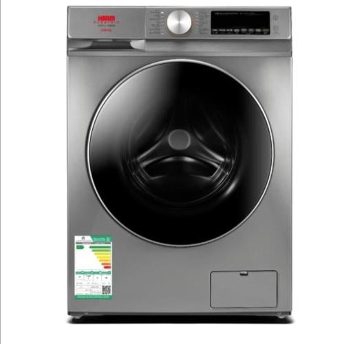 غسالة اتوماتيك هام أمامية 13 كيلو فضي Inverter تنش...