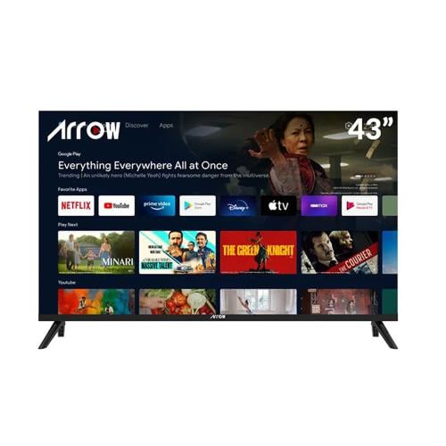 شاشة سمارت ارو 43 بوصة LED FHD بوصة أسود موديل RO-...
