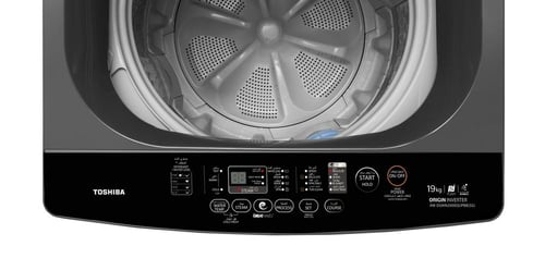 غسالة تعبئة علوية توشيبا 19 ك 650 دورة سلفر انفرتر...