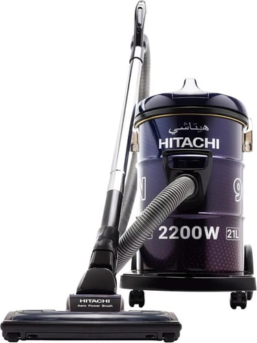 مكنسة هيتاشي برميل21 لتر2200 واط لون ازرق CV-965NB...