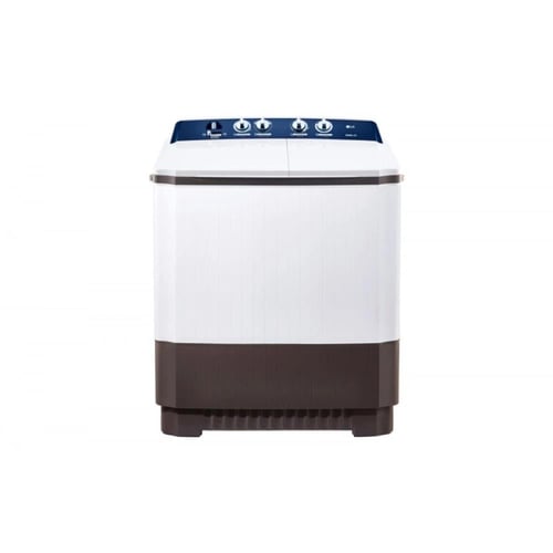 غسالة ملابس حوضين ال جي 10.5 كيلو - تنشيف 75% - أب...