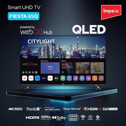 شاشة ذكية امبكس فيستا 65 بوصه كيوليد نظام تشغيل وي...