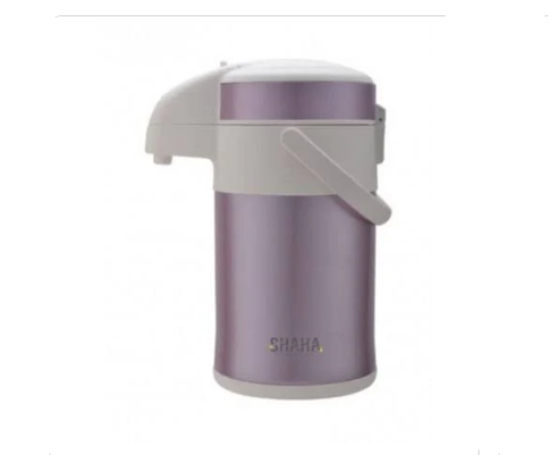 ترمس كولين شاها ضغاط شاي وقهوة 3 لتر لون بنفسجي/أب...