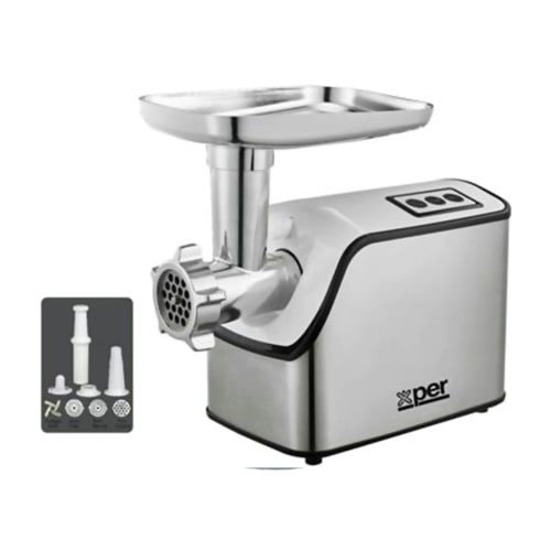 فرامة لحم اكسبير 1610 واط استيل + ملحقات XPMG-1610...