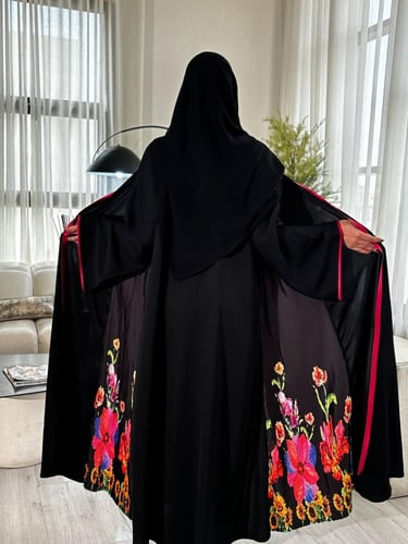 عباية كلوش كريب راقية
