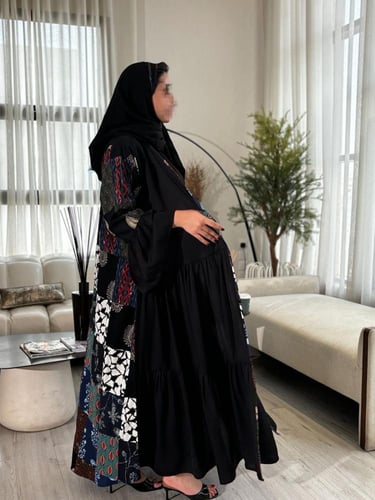 عباية قصة رفلز من الامام والخلف قصة كلوش