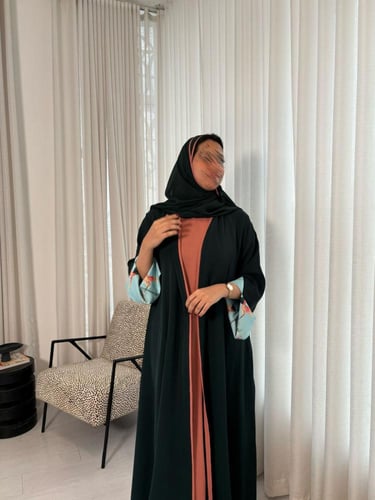 عباية كريب قصة كلوش ناعمة