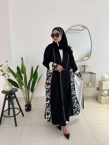 عباية كلوش كريب ألوان متعددة