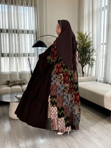 عباية رفلز بني كريب بقصة كلوش