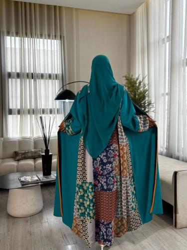 عباسة قصة كلوش نوع الفماش كريب