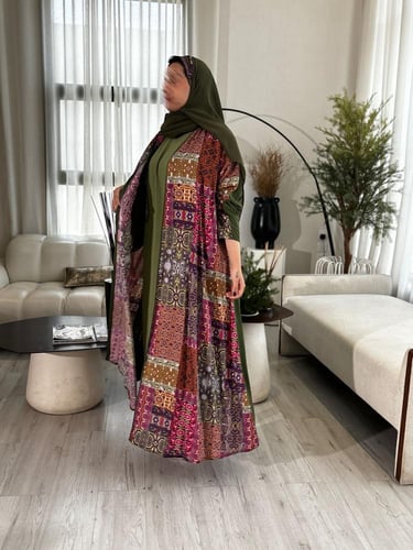 عباية واسعة كلوش كريب