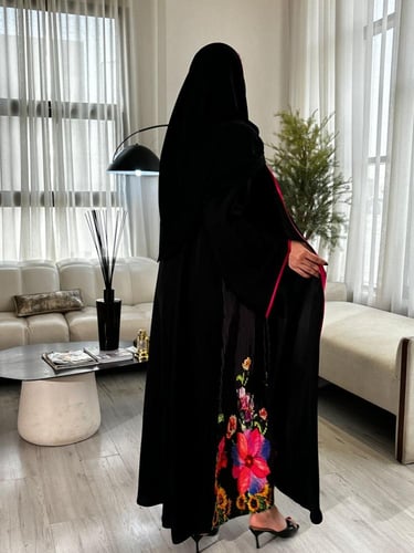 عباية كلوش كريب راقية