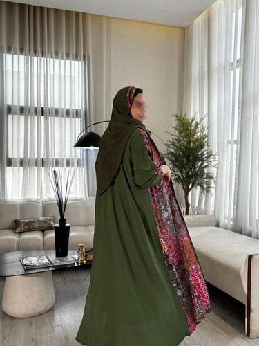 عباية واسعة كلوش كريب