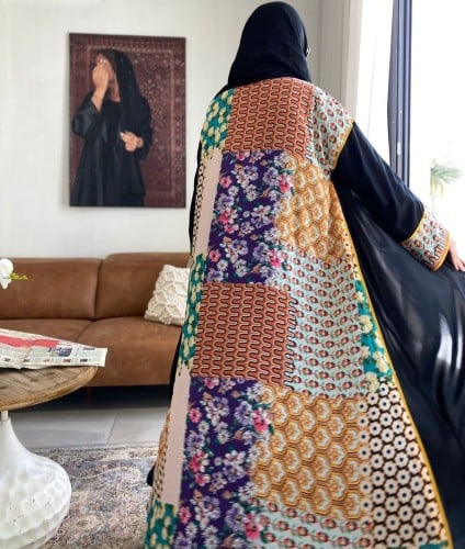 عباية كلوش كريب تفصيل لونك