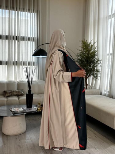 عباية كلوش كريب أنيقة