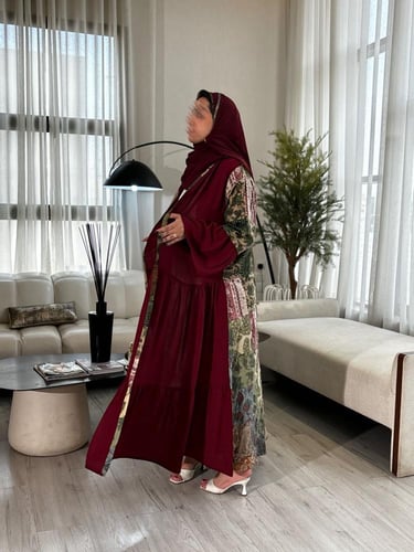 عباية قصة رفلز من الامام والخلف قصة كلوش ( تنبيه )...