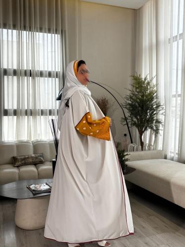 عباية قصة نص بشت بيج فاتح