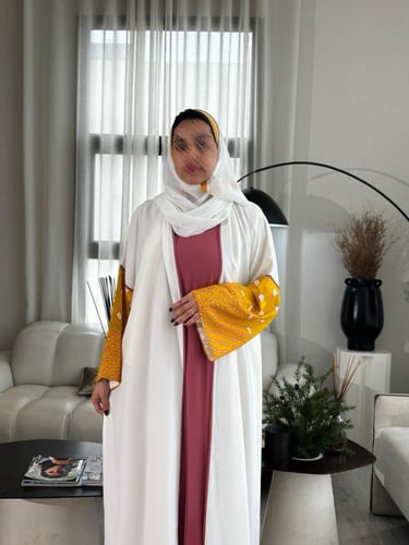 عباية قصة نص بشت بيج فاتح