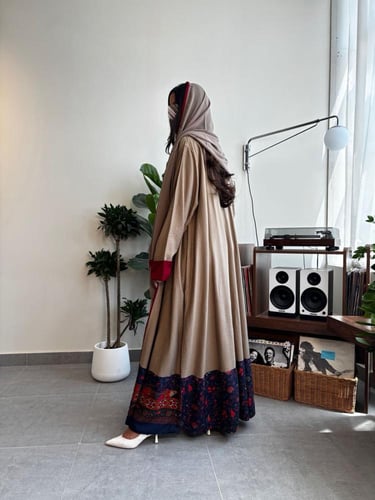 عباية بيج فلورا كلوش لنن