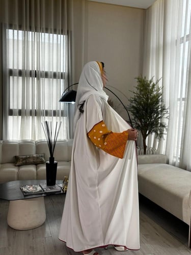 عباية قصة نص بشت بيج فاتح