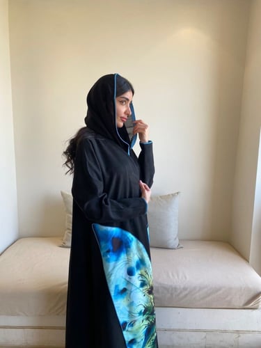 عباية طاووس شامواه شتوية قصة كلوش