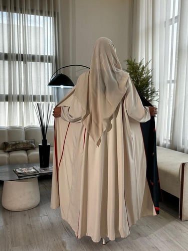 عباية كلوش كريب أنيقة