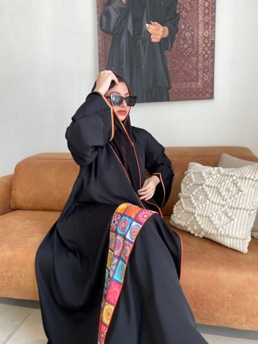 عباية كلوش كريب مودرن بألوان متنوعة