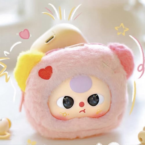 Baby Three Storage Pouches Vinyl Plush