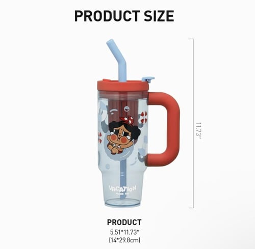 CRYBABY Vacation Mode On-Straw Cup
