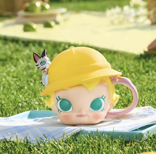 Baby Molly & Baby Tabby Series-Big Head Ceramic Cu...