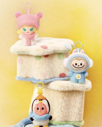 POP BEAN Fluffy & Cozy Series-Plush Pendant Blind...
