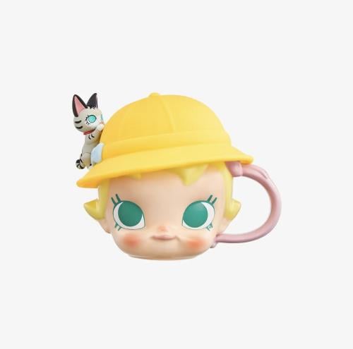 Baby Molly & Baby Tabby Series-Big Head Ceramic Cu...