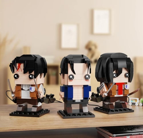 Eren Mikasa Levi figure