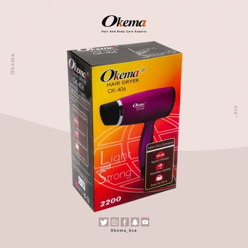 مجفف شعر من اوكيما OK-406