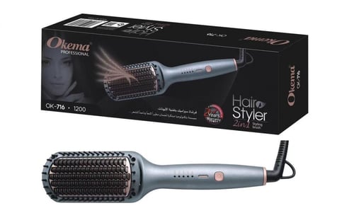 فرشاة شعر حرارية من اوكيما ok-716