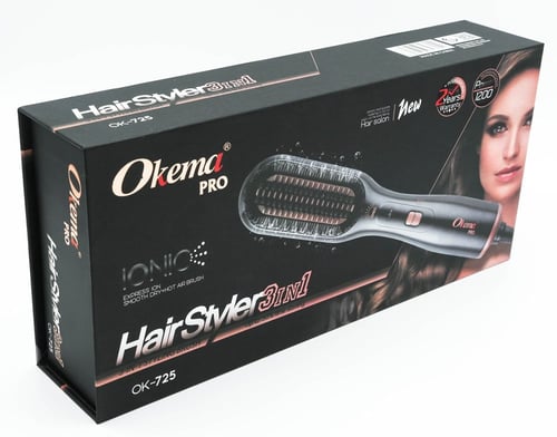 فرشاة واستشوار تصفيف وتمليس الشعر من اوكيما OK-725
