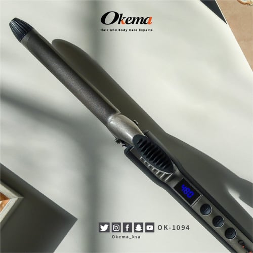 فير لف وتجعيد الشعر برو من اوكيما 19 - ملم OK-1094