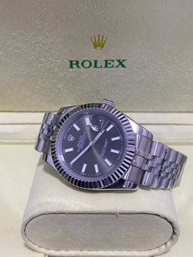 رولكس رجالي ديت جست مينا رمادي