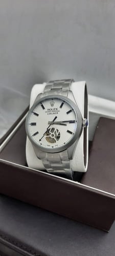 رولكس رجالي لابيلنوير فضي مينا ابيض