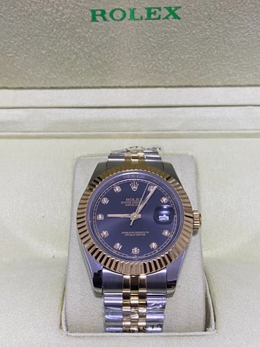 رولكس ديت جست مينا اسود